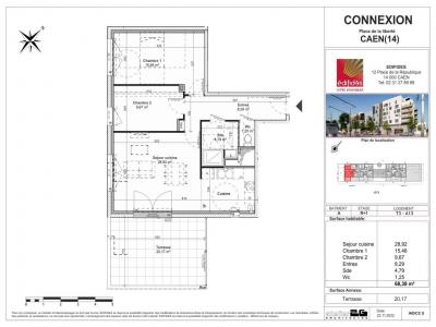 Louer Appartement Caen 750 euros