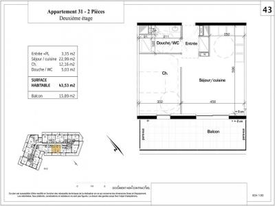 Louer Appartement 43 m2 Montigny-les-metz