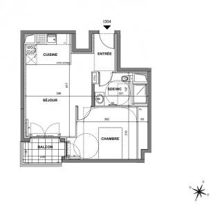 For rent Blanc-mesnil 3 rooms 43 m2 Seine saint denis (93150) photo 4