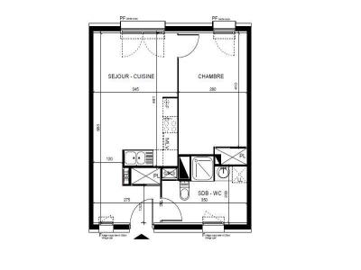 For rent Feyzin 2 rooms 41 m2 Rhone (69320) photo 2