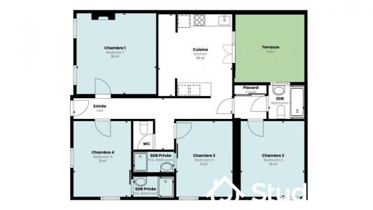 For rent Bordeaux 1 room 84 m2 Gironde (33800) photo 0