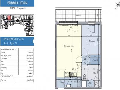 Annonce Location 2 pices Appartement Margny-les-compiegne 60