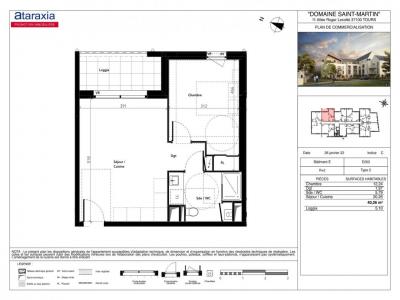 For rent Tours 2 rooms 40 m2 Indre et loire (37100) photo 1