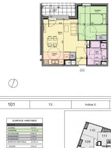 Annonce Location 2 pices Appartement Rouen 76