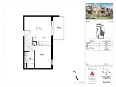 For rent Brumath 2 rooms 41 m2 Bas rhin (67170) photo 1