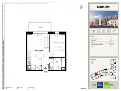 For rent Armentieres 2 rooms 42 m2 Nord (59280) photo 1