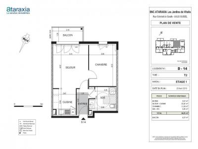 For rent Guidel 2 rooms 44 m2 Morbihan (56520) photo 3