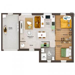 For sale Isse 4 rooms 60 m2 Loire atlantique (44520) photo 2