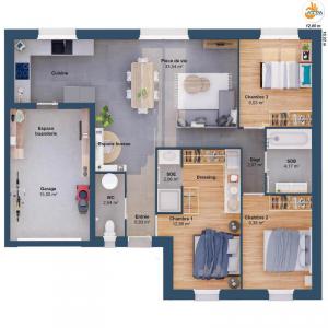 For sale Samonac 5 rooms 77 m2 Gironde (33710) photo 4