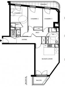 Annonce Vente 4 pices Appartement  93