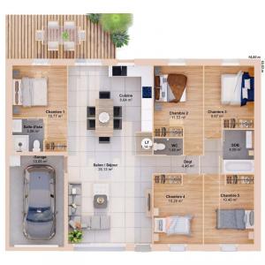 For sale Nogent-le-roi 7 rooms 111 m2 Eure et loir (28210) photo 2