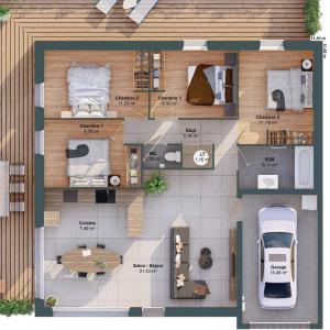 For sale Sours 6 rooms 93 m2 Eure et loir (28630) photo 2