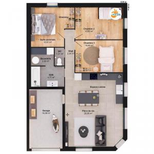 For sale Echire 5 rooms 74 m2 Deux sevres (79410) photo 4