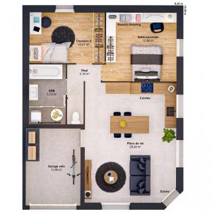 For sale Chatillon-sur-thouet 4 rooms 60 m2 Deux sevres (79200) photo 4