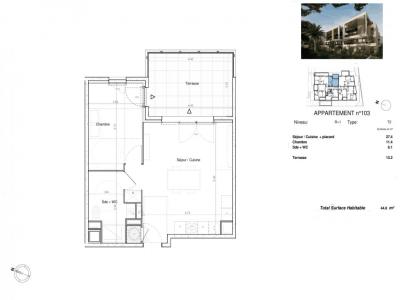 For sale Sete 2 rooms 44 m2 Herault (34200) photo 1