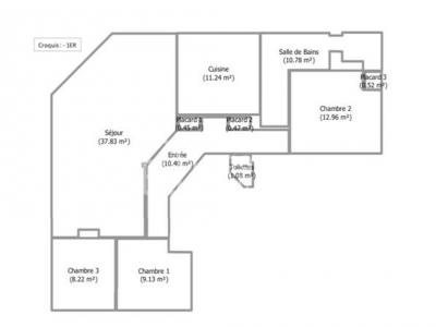 Annonce Vente 4 pices Appartement Marcq-en-baroeul 59