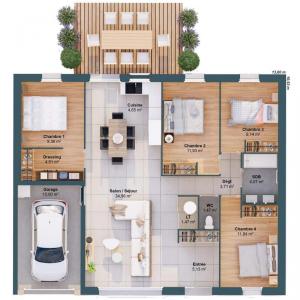 Acheter Maison 101 m2 Saint-yrieix-sur-charente