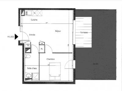 For rent Bordeaux 2 rooms 44 m2 Gironde (33800) photo 1
