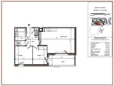 For sale Beziers 3 rooms 61 m2 Herault (34500) photo 1