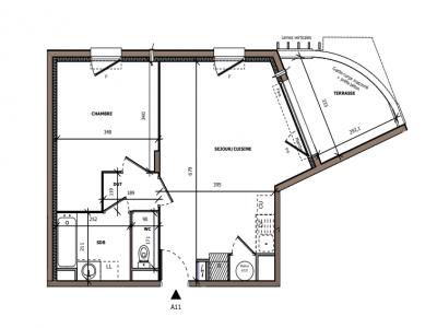For sale Beziers 2 rooms 50 m2 Herault (34500) photo 2
