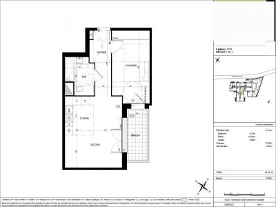 For rent Saint-witz 2 rooms 46 m2 Val d'Oise (95470) photo 1