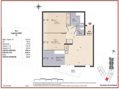 Louer Appartement Membrolle-sur-choisille 719 euros