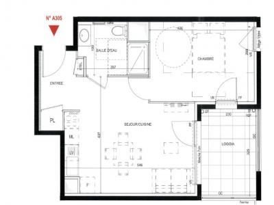 Louer Appartement 42 m2 Saint-priest