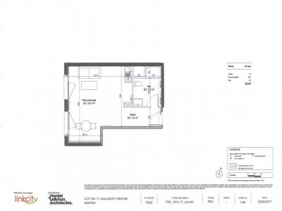 For rent Nantes 1 room 32 m2 Loire atlantique (44000) photo 0
