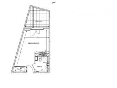 For rent Agde 1 room 27 m2 Herault (34300) photo 1
