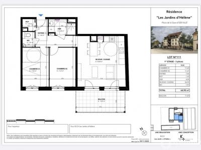 For sale Ville 3 rooms 64 m2 Bas rhin (67220) photo 1