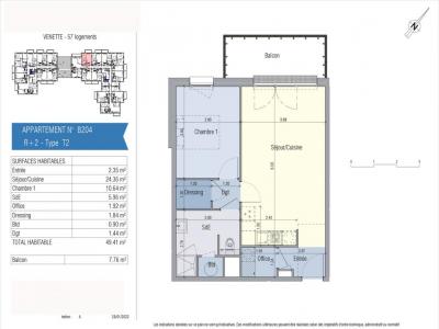 Annonce Location 2 pices Appartement Margny-les-compiegne 60