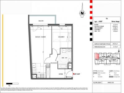 For rent Dijon 2 rooms 49 m2 Cote d'or (21000) photo 1