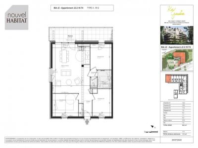 For rent Nancy 4 rooms 85 m2 Meurthe et moselle (54000) photo 1
