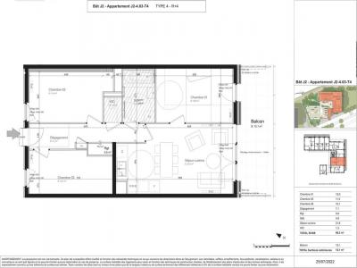 For rent Nancy 4 rooms 69 m2 Meurthe et moselle (54000) photo 1