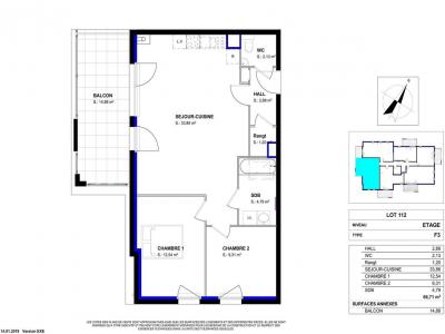 Annonce Location 3 pices Appartement Saint-louis 68