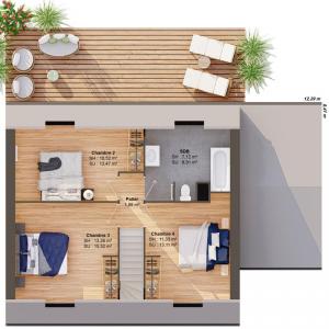 For sale Besne 6 rooms 104 m2 Loire atlantique (44160) photo 4