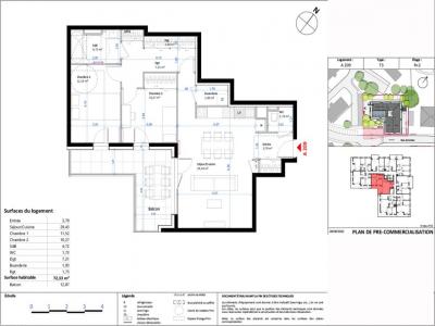 Annonce Location 3 pices Appartement Saint-egreve 38