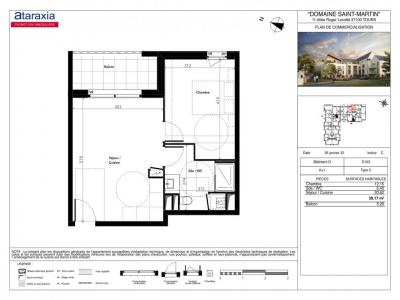 Annonce Location 2 pices Appartement Tours 37