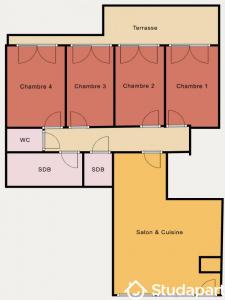 For rent Montreuil 1 room 19 m2 Seine saint denis (93100) photo 4