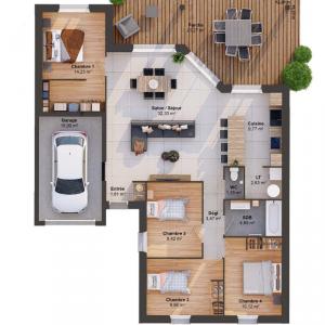 Acheter Maison 100 m2 Sadirac