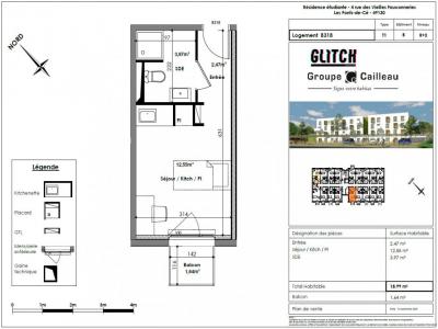 For rent Ponts-de-ce 1 room 18 m2 Maine et loire (49130) photo 1