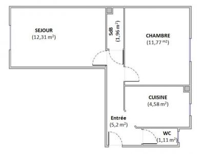 For rent Malakoff 2 rooms 37 m2 Hauts de Seine (92240) photo 1
