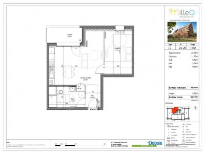 Louer Appartement Marquette-lez-lille 632 euros