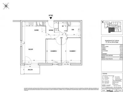 Annonce Location 3 pices Appartement Tourcoing 59