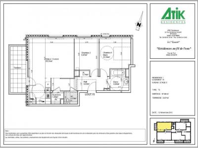 Louer Appartement 67 m2 Essert