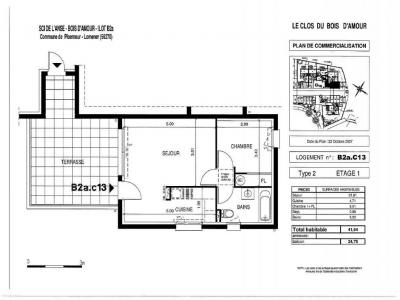 For rent Ploemeur 2 rooms 41 m2 Morbihan (56270) photo 1