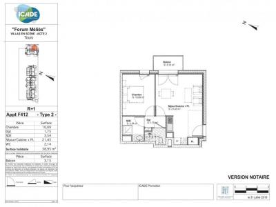 For rent Tours 2 rooms 38 m2 Indre et loire (37100) photo 1