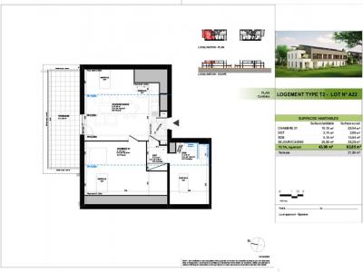 For rent Bischoffsheim 2 rooms 43 m2 Bas rhin (67870) photo 1