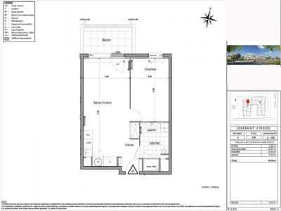 For rent Saint-jean-de-braye 2 rooms 45 m2 Loiret (45800) photo 1