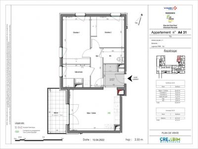 For rent Clermont-ferrand 3 rooms 65 m2 Puy de dome (63100) photo 4